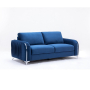 Wenona - Sofa - Blue Velvet, 79"