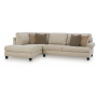 Steelwater Retreat 2-Piece Sectional With LAF Corner Chaise Latte