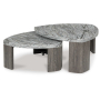 Surmour - Gray / Brown - Stacked Cocktail Table, 39"