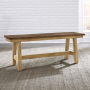 Lindsey Farm - Backless Bench (RTA) - Brown / - Light Brown