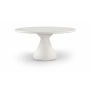 Sano - 60'' Indoor/Outdoor Dining Table - Cream - Pearl Silver, 60"