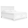 Fortman Panel Storage Bed White
