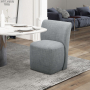 Accent Dining - Dining Chair With Casters Accent - Sapphire