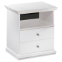 Bostwick Shoals - White - One Drawer Night Stand