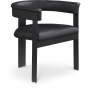 Romeo - Faux Leather Dining Chair With Black Base (Set of 2)