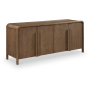 Harmony - Oak Veneer And Solid Wood Sideboard/Buffet - Brown