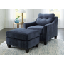 Amity Bay - Ink - 2 Pc. - Chair, Ottoman