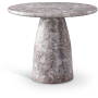 Cosenza - 36" Marble Finish Concrete Dining Table, 36"