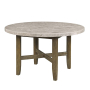 Karsen - Dining Table - Marble & Rustic Oak Finish, 52"