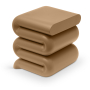 Roland - End Table - Brown - Dark Brown, 16"