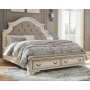 Realyn - Two-tone - Queen Upholstered Bed