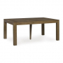 Marxmore Rectangular Dining Room Butterfly Extension Table Brown, 106"