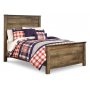 Trinell Panel Bed Brown