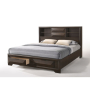 Merveille - Eastern King Bed - Espresso - Dark Brown