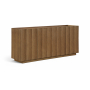 Swoon - Oak Veneer And Solid Wood Sideboard / Buffet - Brown - Dark Brown