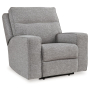 Biscoe - Pewter - Power Recliner /Adj Headrest