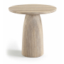 Venosa - Concrete Indoor/Outdoor Counter Height Table - Travertine - Beige, 36"