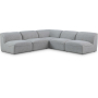 Miramar - 5 Piece Modular Corner Armless Sectional, 104"