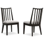 Harbor Manor - Black - Dining Upholstered Side Chair (Set of 2)