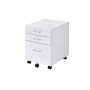 Tennos - Cabinet - White & Chrome Finish