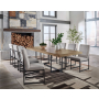 Tomtyn - Light Brown - 9 Pc. - Rectangular Dining Extension Table, 8 Side Chairs