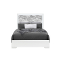 Naomi - Full Bed Headboard With LED - Silver - Pearl Silver