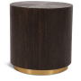 Nile - End Table - Brown Oak, 18"