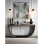 Maceo - Console Table - Black, 70"