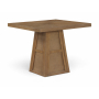 Fenwick - Cane Oak Veneer And Solid Wood Dining Table - Dark Brown, 36.25"
