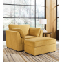 Keerwick - Sunflower - 2 Pc. - Chair And A Half, Ottoman