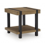 Jorannti Square End Table Medium Brown, 24"