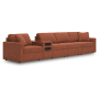 Cozymax - Spice - 5-Piece Sectional With Audio Console, 157"