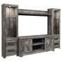 Wynnlow 4 Pc. Entertainment Center 63" TV Stand Gray