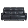 Clinton - Sofa P3 & ZG - Carmel Slate - Black, 82"