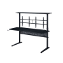 Canzi - Gaming Table - Black Finish, 59"