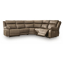 Max-Momentum 5-Piece Power Reclining Sectional Biscotti, 114"