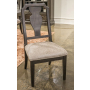 Wickenger Dining Upholstered Side Chair (Set of 2) Light Gray / Dark Brown