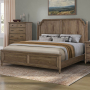 Hickory Grove - King California Panel Bed - Brown