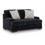 Whitmore Manor Loveseat Black Pearl