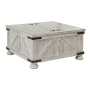 Carynhurst - Whitewash - Cocktail Table with Storage, 36"