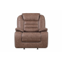 U2250 - Glider Recliner - Brown - Dark Brown
