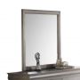 Louis Philippe III - Gray Mirror - Antique - Dark Brown, 36" Wide