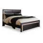 Brizmore Panel Bed Black