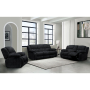 U250 - Reclining Sofa / Console Reclining Loveseat / Glider Recliner - Ebony