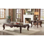 Forsythia - Coffee Table - Marble & Walnut, 71"