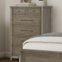 Rochelle Park - 5 Drawer Chest - Smokey Taupe - Light Brown, 55.88" Tall