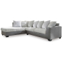 Clairette Court - Alloy - 2-Piece Sectional With Laf Corner Chaise, 116"