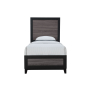 Lisbon - Twin Bed - Gray /