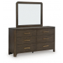 Radkin Dresser And Mirror Burnished Brown