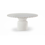 Petalia - 60'' Indoor/Outdoor Dining Table - Cream - Pearl Silver, 60"